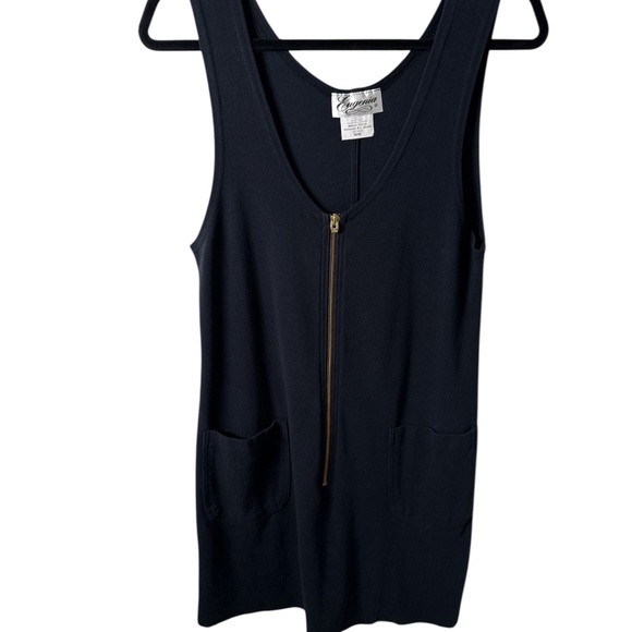 Eugenia Zip-Front Beach Cover-Up – Black (Size M) - Picture 1 of 5